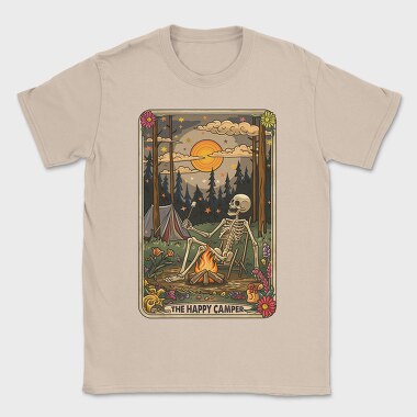 The Happy Camper, Tricou Barbati (Unisex)