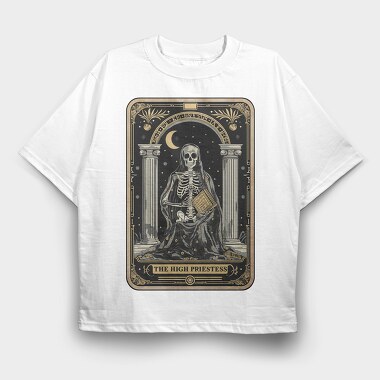 The High Priestess, Tricou Oversize Barbati (Unisex)
