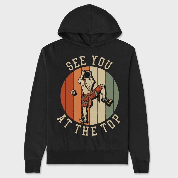 See You at the Top, Hanorac Oversize Barbati (Unisex)