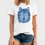 Wolf Animal Watercolor Polygon, Tricou Barbati (Unisex)