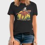 Opossum Riding T Rex Dinosaur, Tricou Barbati (Unisex)