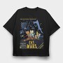 Cat Wars, Tricou Oversize Barbati (Unisex)