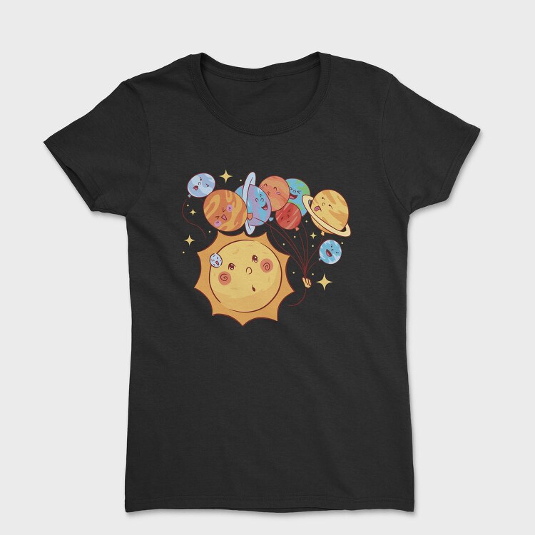 Milky Way Cartoon, Tricou Femei