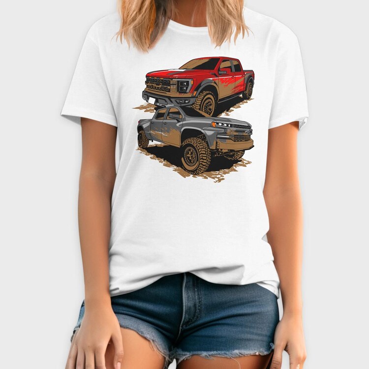 Offroad Truck, Tricou Barbati (Unisex)