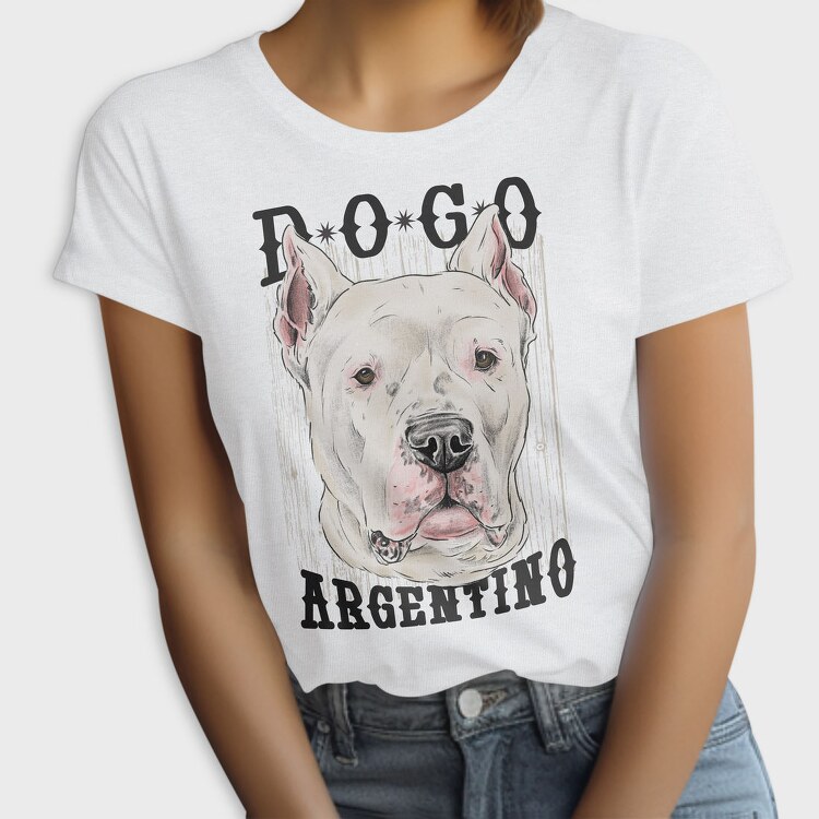 Dogo Argentino Dog Breed, Tricou Femei