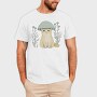 Cat With A Mushroom Hat, Tricou Barbati (Unisex)