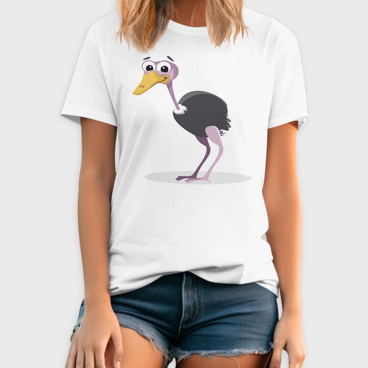 Ostrich Smile, Tricou Barbati (Unisex)