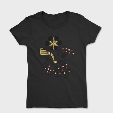 Christmas Skeleton Drinking Beer Beer Mas, Tricou Femei