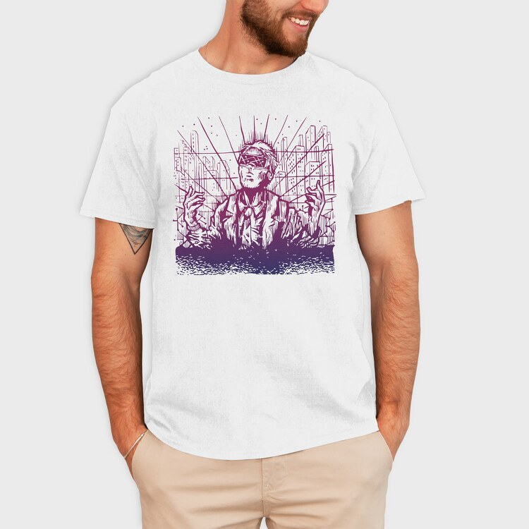 Vr City, Tricou Barbati (Unisex)
