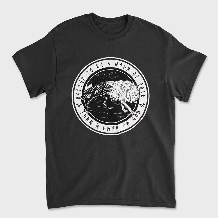 Wolf Of Odin Fenrir, Tricou Barbati (Unisex)