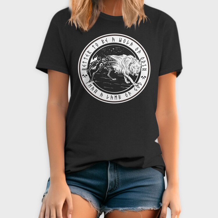 Wolf Of Odin Fenrir, Tricou Barbati (Unisex)