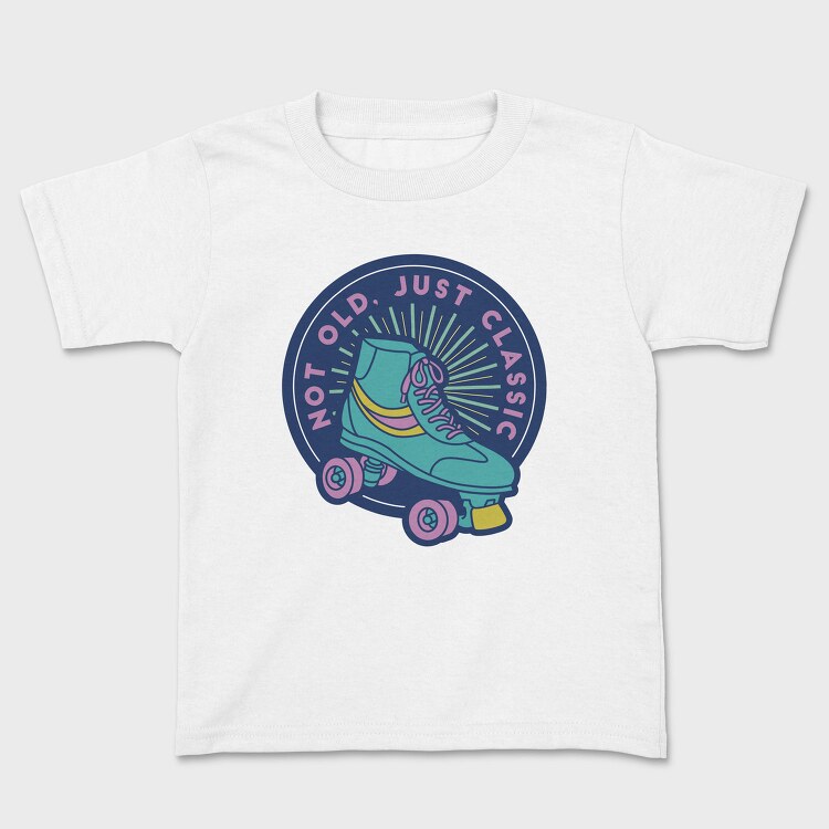 Classic Rollerskate 80S, Tricou Copii