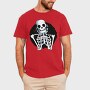 Waiting Skeleton Illustration 001, Tricou Barbati (Unisex)