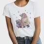 Otter Animal Family Winter Mug 03, Tricou Femei