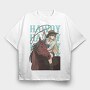 Anime Cowgirl, Tricou Oversize Barbati (Unisex)