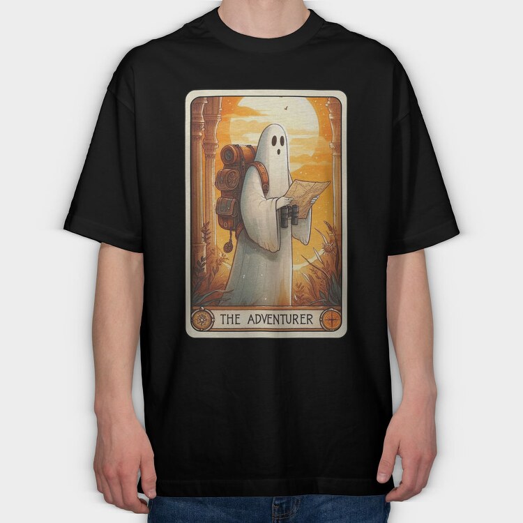 The Adventurer, Tricou Oversize Barbati (Unisex)