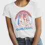 Axolotl With Joystick And Headphones Gamer, Tricou Femei