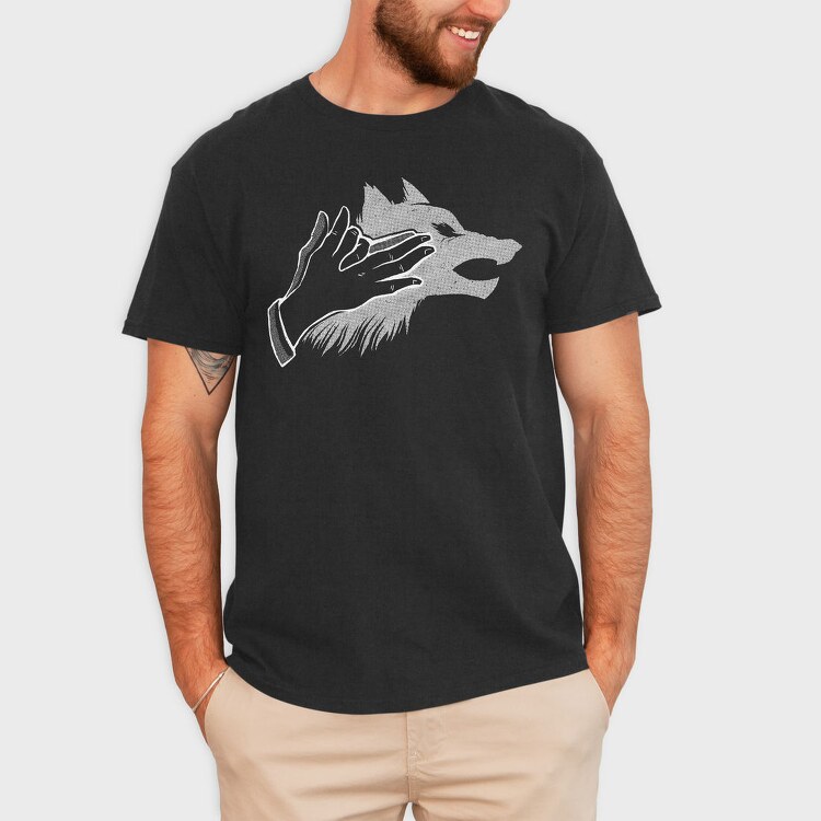 Wolf Shadow, Tricou Barbati (Unisex)