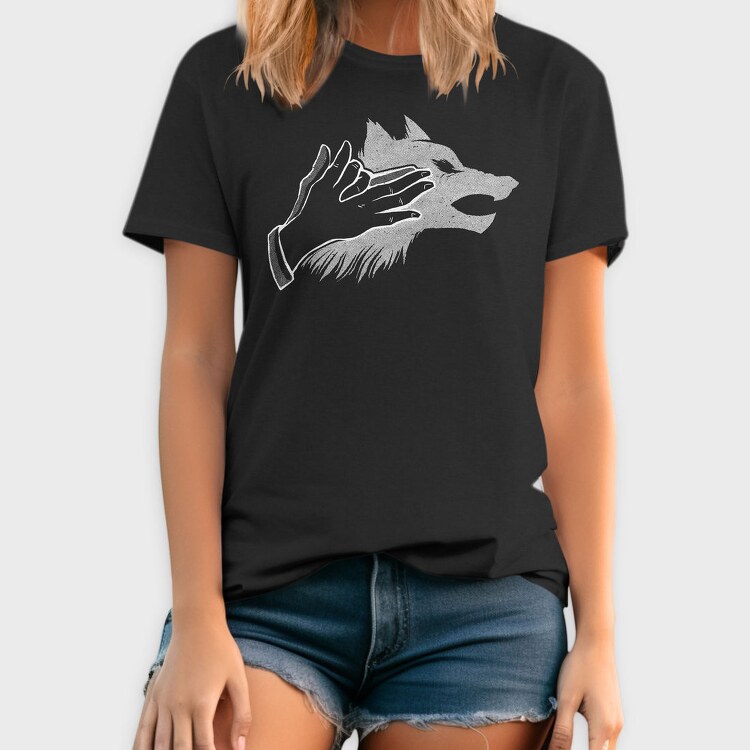 Wolf Shadow, Tricou Barbati (Unisex)