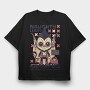 Krampus Naughty List, Tricou Oversize Barbati (Unisex)