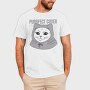 Cat With Grey Hoodie, Tricou Barbati (Unisex)