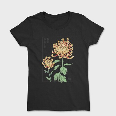 Chrysanthemum Japanese Traditional Flowers, Tricou Femei