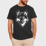 Wolf Wild Animal Head, Tricou Barbati (Unisex)