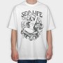 Mermaid Sea Life, Tricou Oversize Barbati (Unisex)