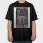 The Giraffe Skeleton, Tricou Oversize Barbati (Unisex)