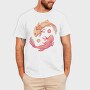 Axolotl Yin Yang, Tricou Barbati (Unisex)