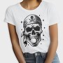 Pirate Skull Blowing Bubblegum, Tricou Femei