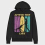 Mom Living the Life, Hanorac Oversize Barbati (Unisex)