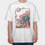 Cool Mushrooms Illustration, Tricou Oversize Barbati (Unisex)
