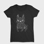 Angry French Bulldog Dog Doodle French Dog, Tricou Femei