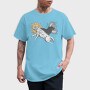Wolves With Moon And Sun Run, Tricou Barbati (Unisex)