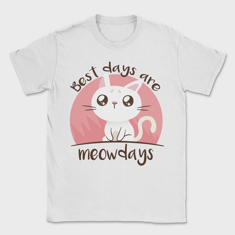 Meowdays Cat, Tricou Barbati (Unisex)