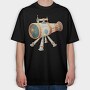 Telescope Stars 33, Tricou Oversize Barbati (Unisex)
