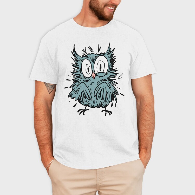 Owl Eyes, Tricou Barbati (Unisex)