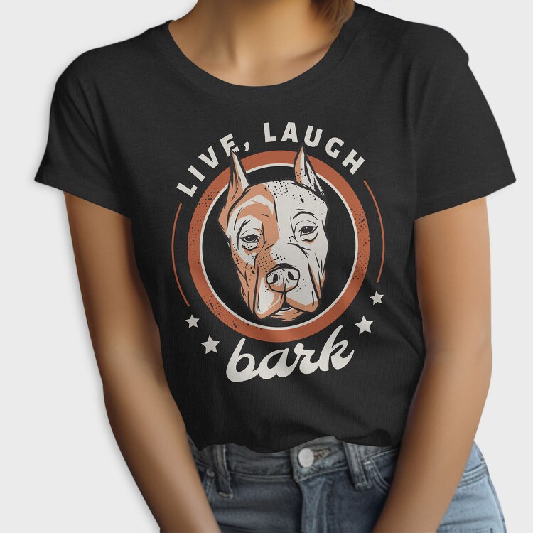 Pitbull Dog Badge Dogo, Tricou Femei