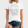 Woman And Dog Landscape Vesubius Girl, Tricou Barbati (Unisex)