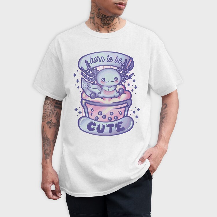 Baby Axolotl, Tricou Barbati (Unisex)