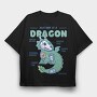 Dragon Anatomy, Tricou Oversize Barbati (Unisex)