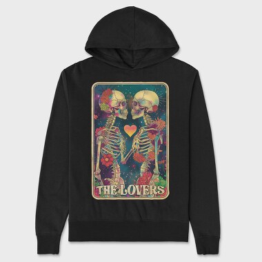 The Lovers Card, Hanorac Oversize Barbati (Unisex)