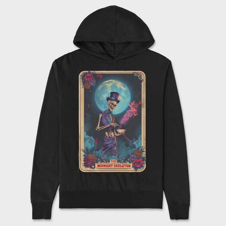The Midnight Skeleton, Hanorac Oversize Barbati (Unisex)