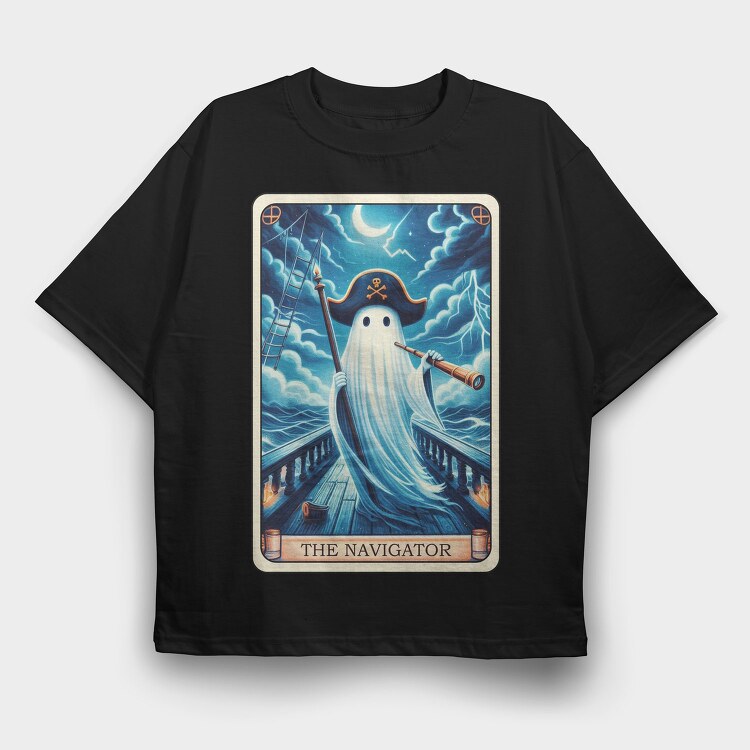 The Navigator, Tricou Oversize Barbati (Unisex)