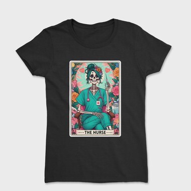 The Nurse Skeleton Card, Tricou Femei