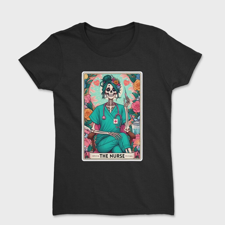 The Nurse Skeleton Card, Tricou Femei