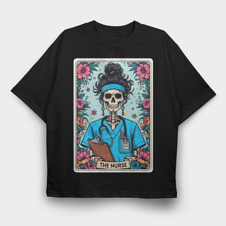The Nurse, Tricou Oversize Barbati (Unisex)