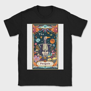 The Penguin Skeleton, Tricou Barbati (Unisex)