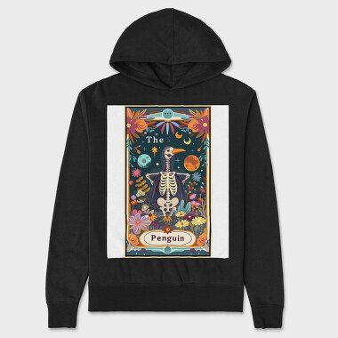 The Penguin Skeleton, Hanorac Oversize Barbati (Unisex)
